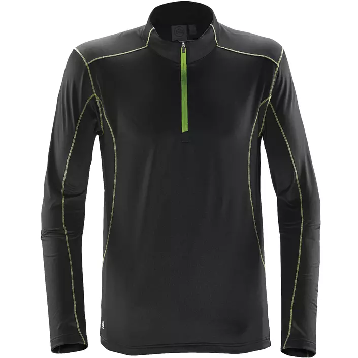 Stormtech Pulse baselayer sweater, Black/Lime, large image number 0