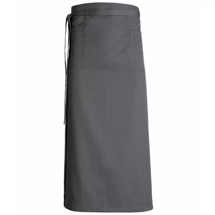 Kentaur apron with pockets, Dark Grey, large image number 0