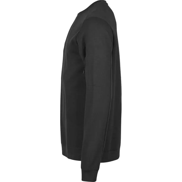 Tee Jays Athletic Crew Neck Sweatshirt, Black, large image number 3