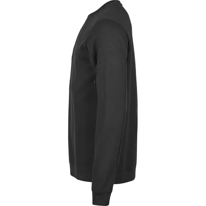 Tee Jays Athletic Crew Neck Sweatshirt, Black, large image number 3