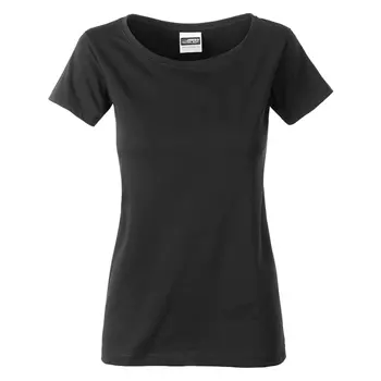 James & Nicholson Casual women's T-shirt, Black