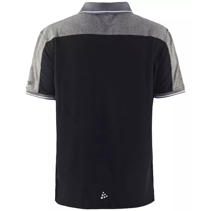 Craft Noble pique polo T-skjorte, Svart, large image number 1