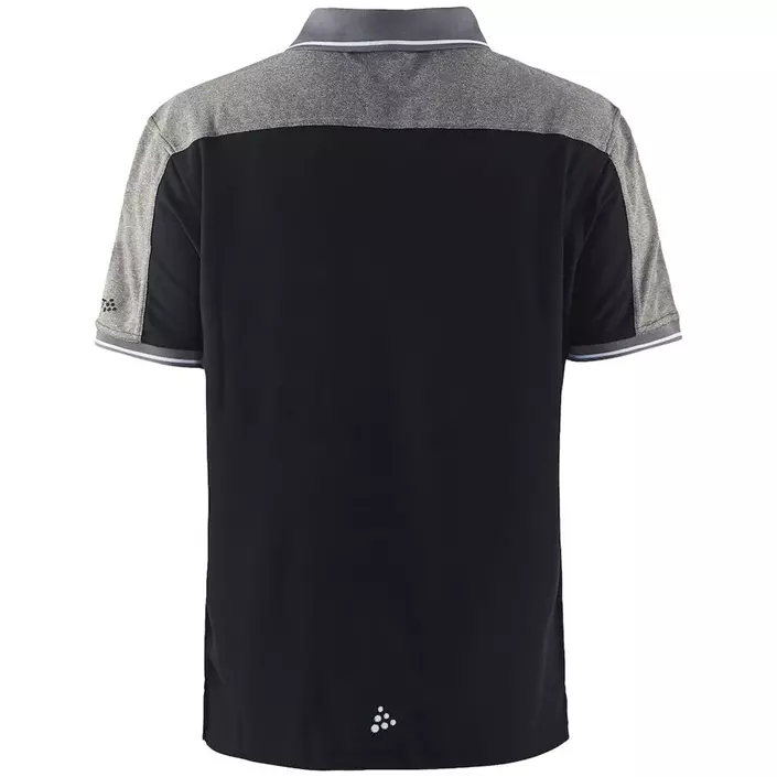 Craft Noble pique polo T-shirt, Sort, large image number 1