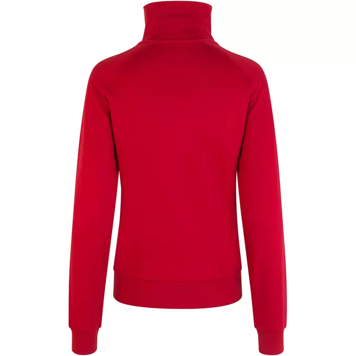 ID women's sweat cardigan, Red, large image number 1