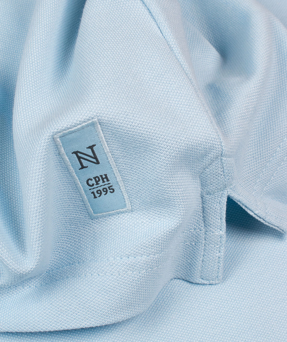 Nimbus Harvard Polo T-shirt, Sky Blue, Sky Blue, large image number 4