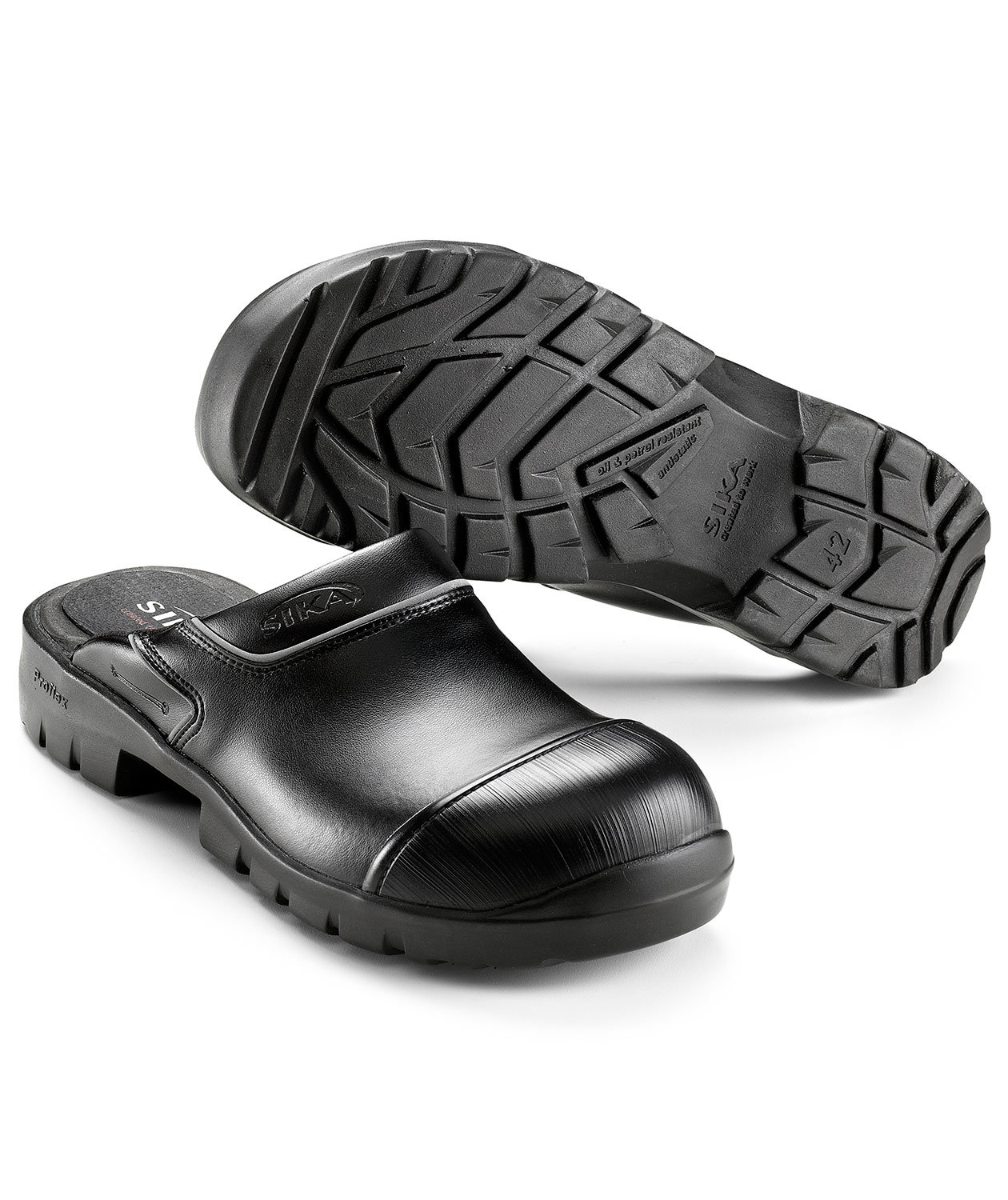 2. sortering Sika tr&aelig;sko u. h&aelig;lkappe SB, Sort