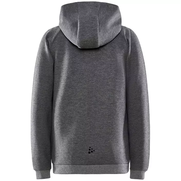 Craft Core Soul Full Zip hoodie till barn, Mörkgrå Melerad, large image number 2
