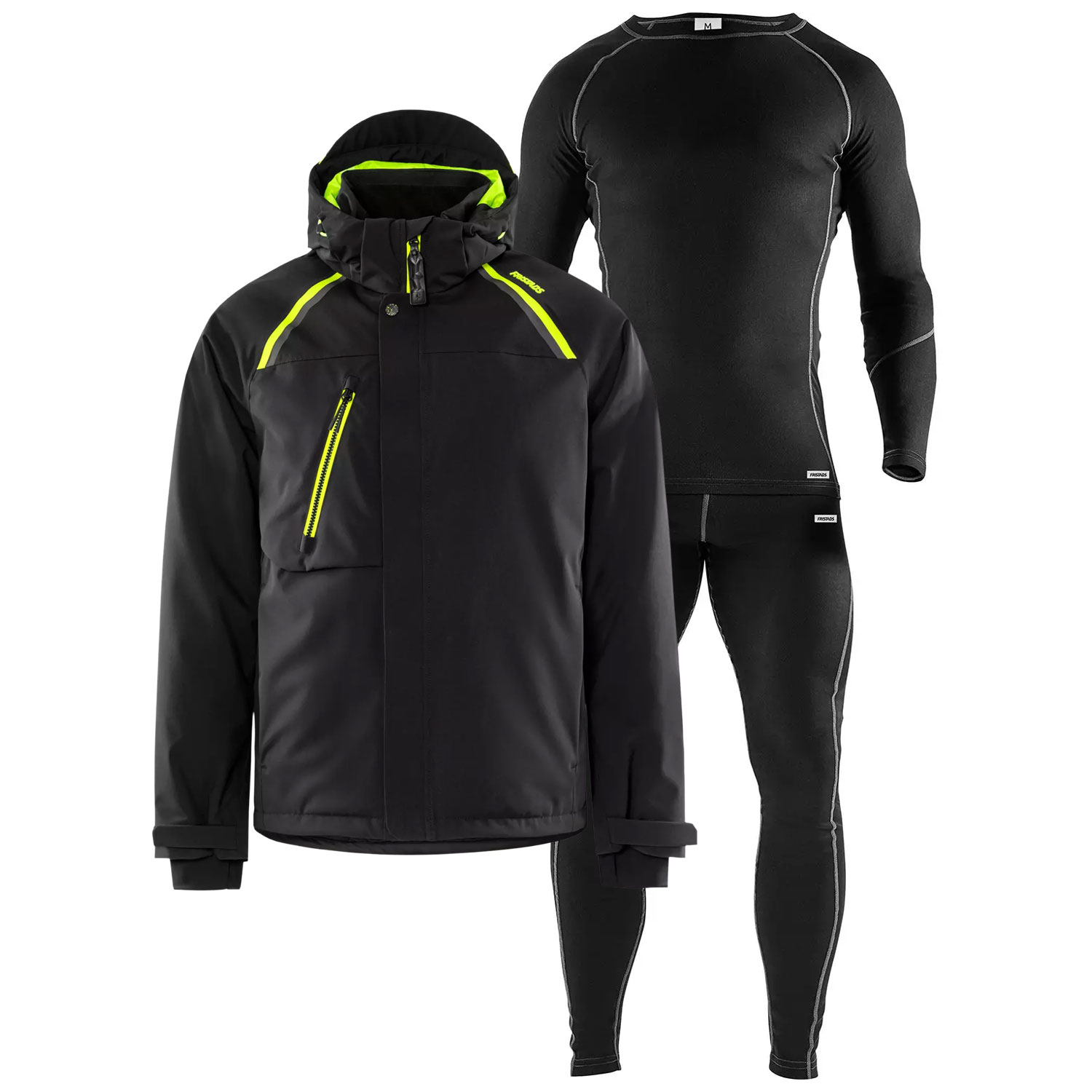 Fristads winter jacket and thermal underwear