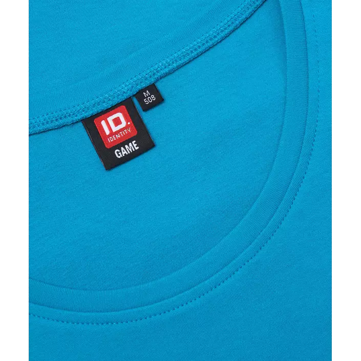 ID Interlock dame T-skjorte, Turkis, large image number 3