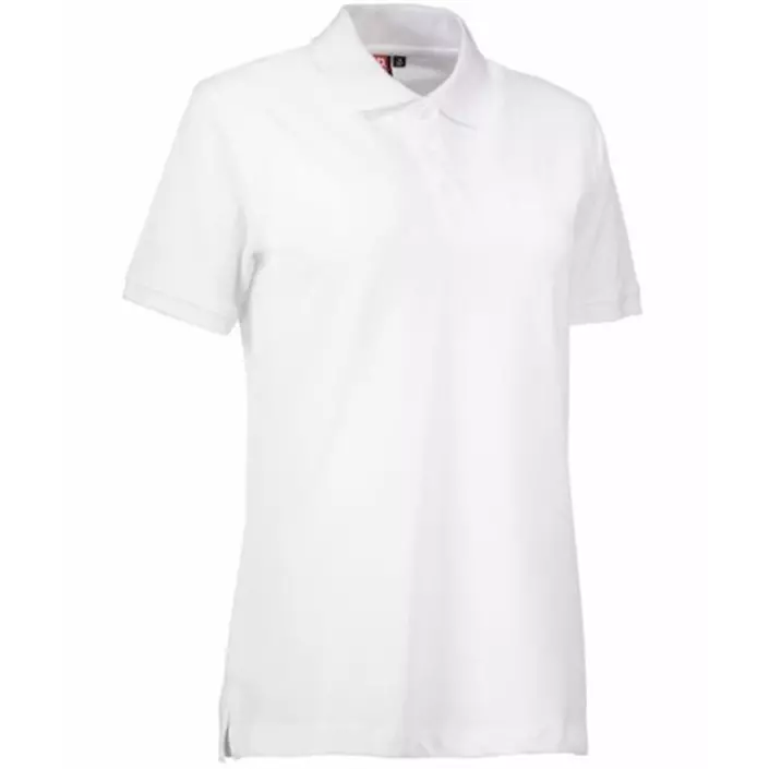 ID Damen Poloshirt mit Stretch, Weiß, large image number 0