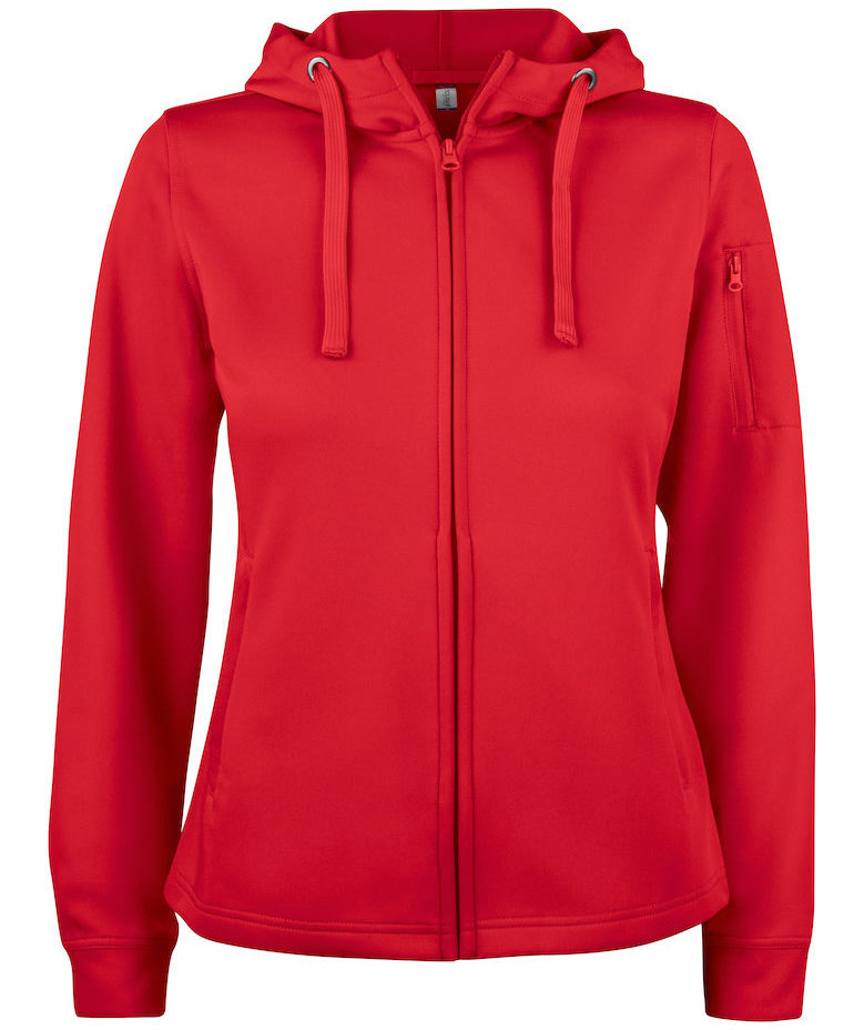 Clique Basic Active women's hoodie, Red, large image number 0
