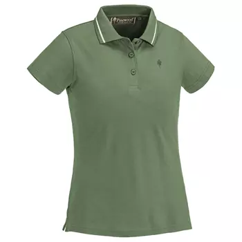 Pinewood Outdoor Life dame polo T-skjorte, Mid. green