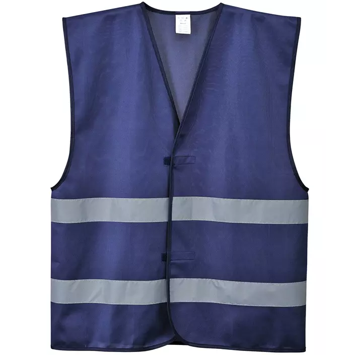 Portwest Iona cover vest with reflective tape, Marine Blue, large image number 0