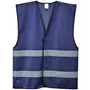 Portwest Iona cover vest with reflective tape, Marine Blue