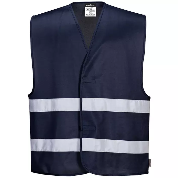 Portwest Iona överdragsväst med reflexer, Marinblå, large image number 0