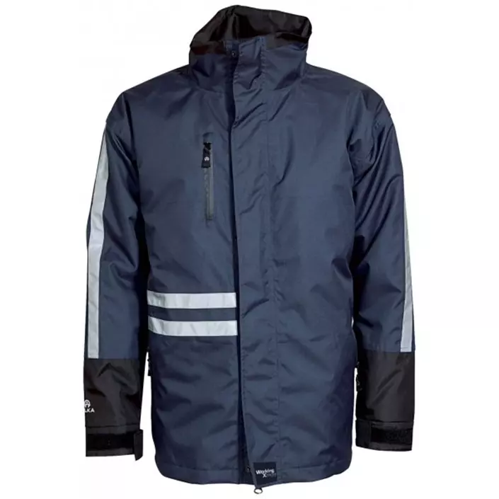 Elka Working Xtreme 2-in-1 winter jacket, Marine Blue/Black, large image number 0