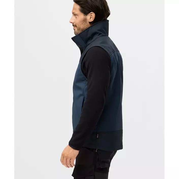Snickers AllroundWork softshellväst 4506, Navy/Dark Navy, large image number 6