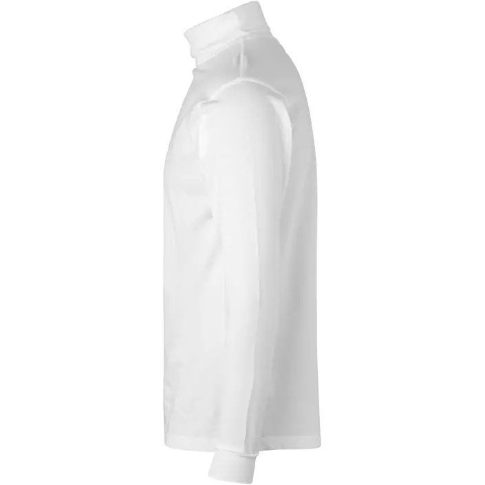 ID T-Time T-shirt med rullekrave og lange ærmer, Hvid, large image number 2