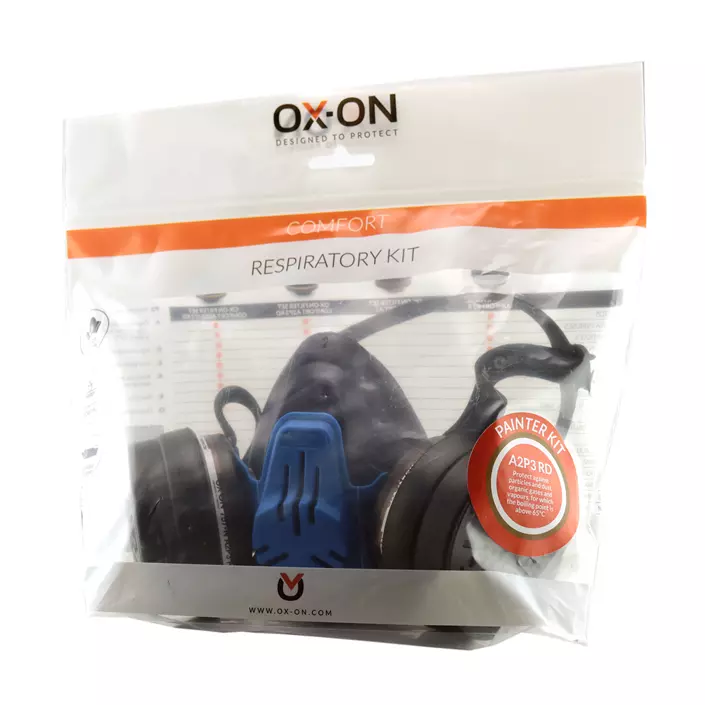 OX-ON halvmaskesæt painter comfort A2/P3D, Blå, Blå, large image number 1