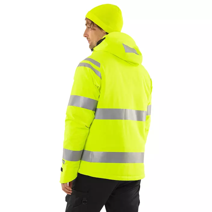 Fristads vinterjakke 4682 GLPS, Hi-Vis Gul, large image number 3