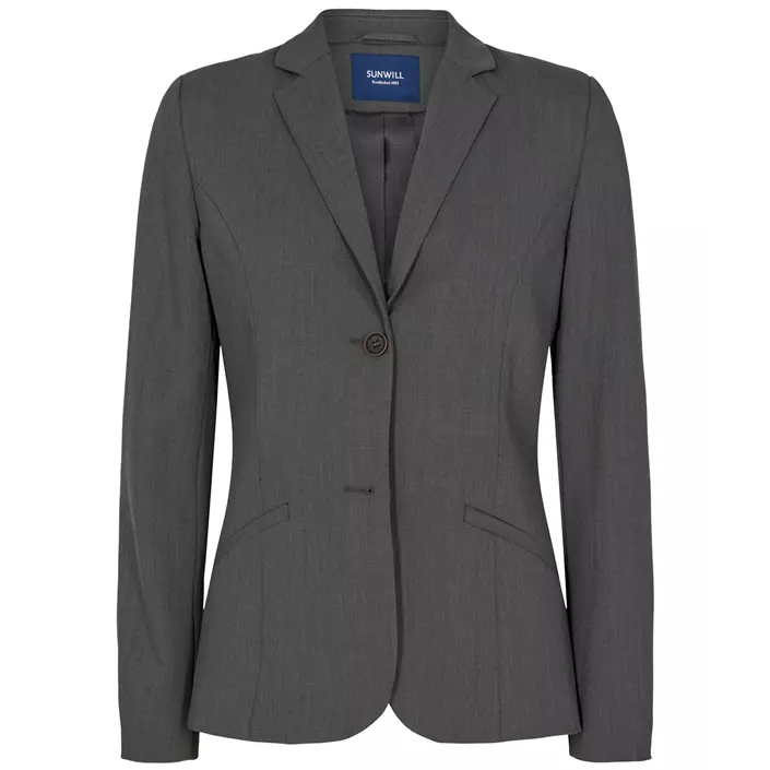 Sunwill Traveller Bistretch Regular fit women's blazer, Grey, large image number 0