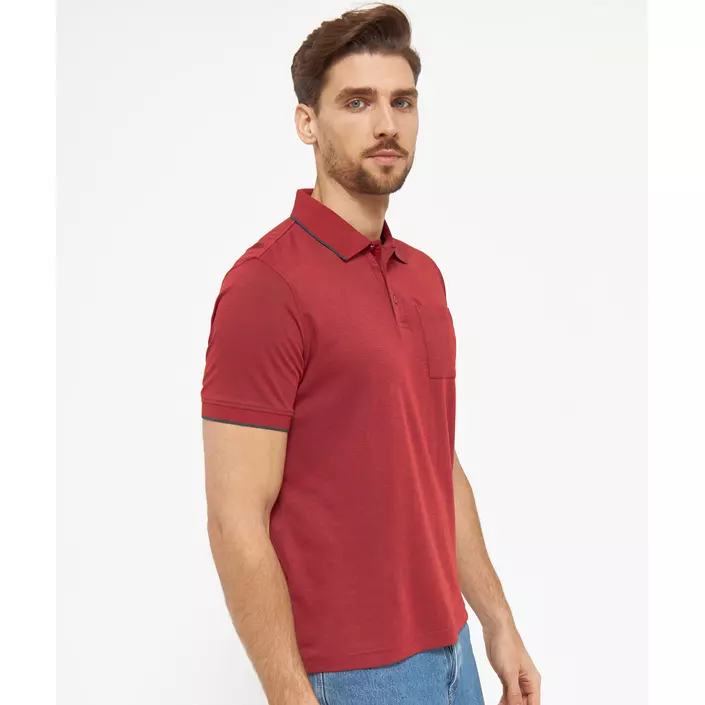 Belika Valencia polo T-skjorte, Warm Red Melange, large image number 1
