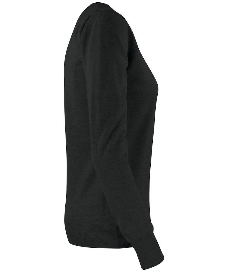 Cutter & Buck Kennewick dame crewneck med merinould, Black, large image number 2