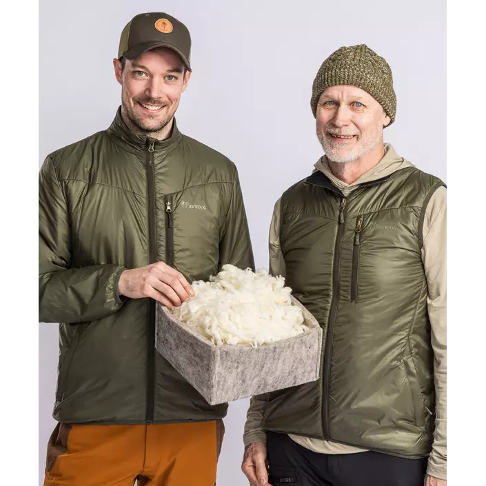 Pinewood Wool Insulation jakke, Moss green, large image number 10