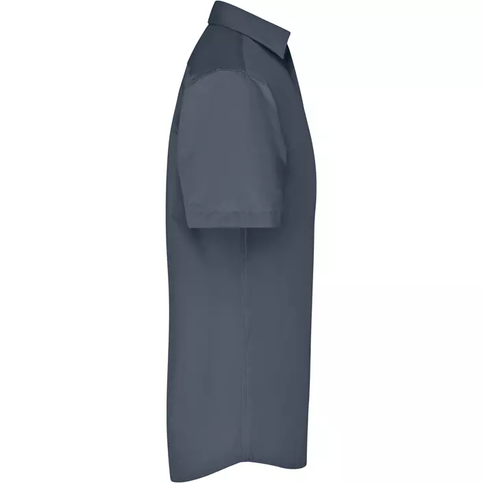 James & Nicholson modern fit short-sleeved shirt, Carbon Grey, large image number 2