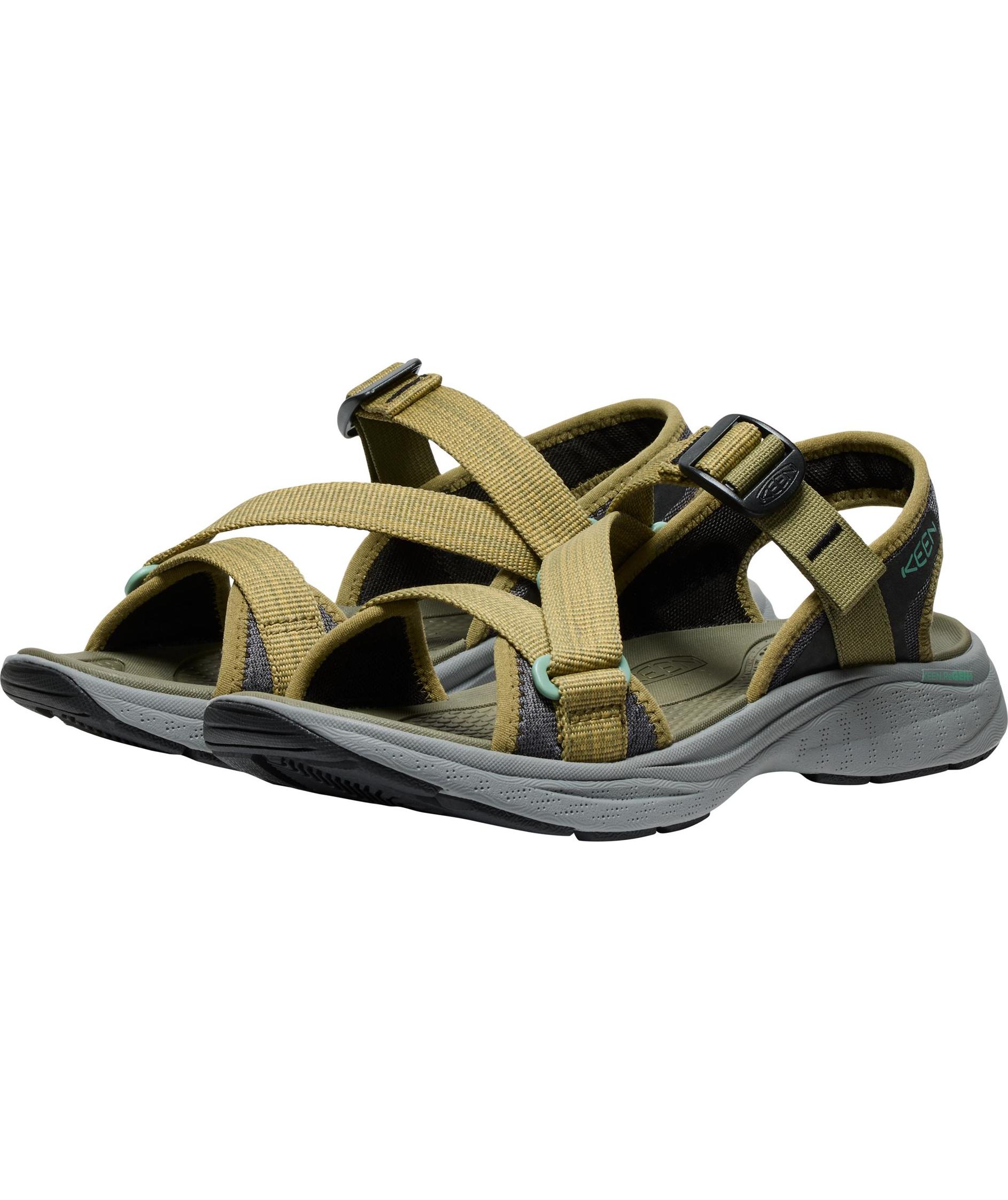 Keen Leiki OT women's sandals, Martini olive/granite green, large image number 4