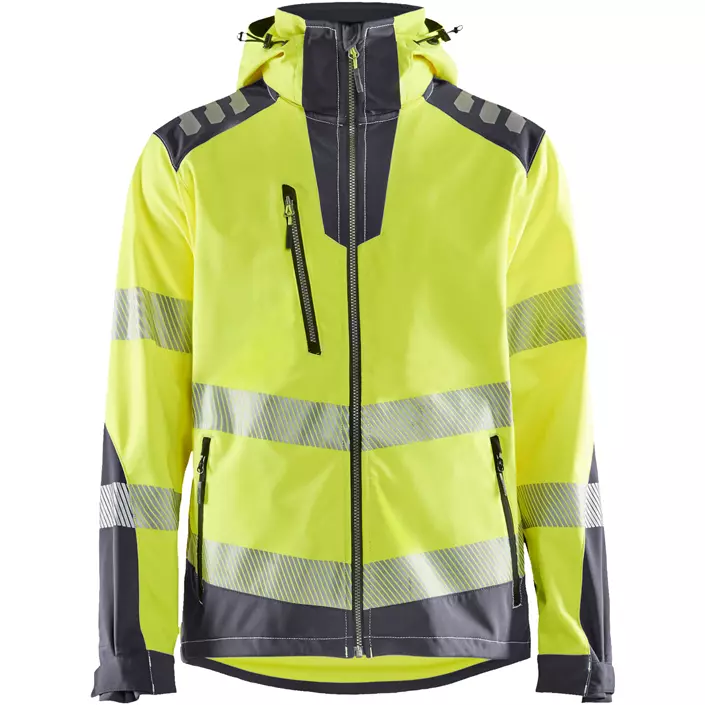 Blåkläder softshelljacka, Varsel Gul/Grå, large image number 0