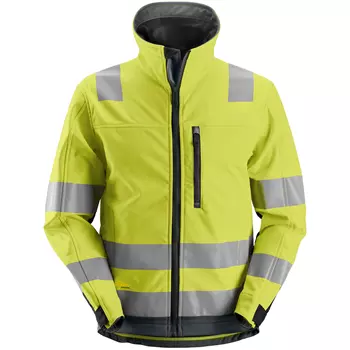 Snickers AllroundWork softshell jacket 1230, Hi-vis Yellow/Grey