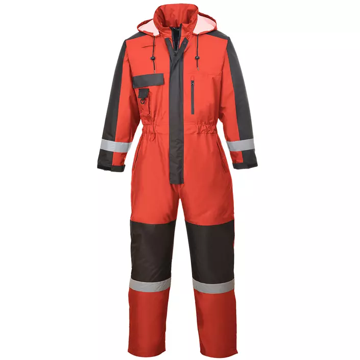 Portwest winter coverall, Red, large image number 0
