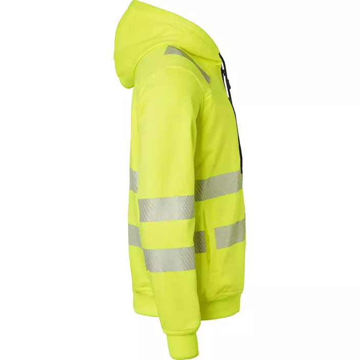 Top Swede hoodie with zipper 271, Hi-Vis Yellow, large image number 2