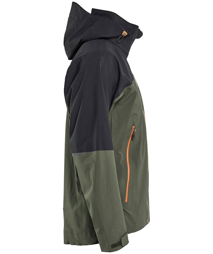 Bl&aring;kl&auml;der Striker shell jacket full stretch, Forest green/Rust, large image number 2