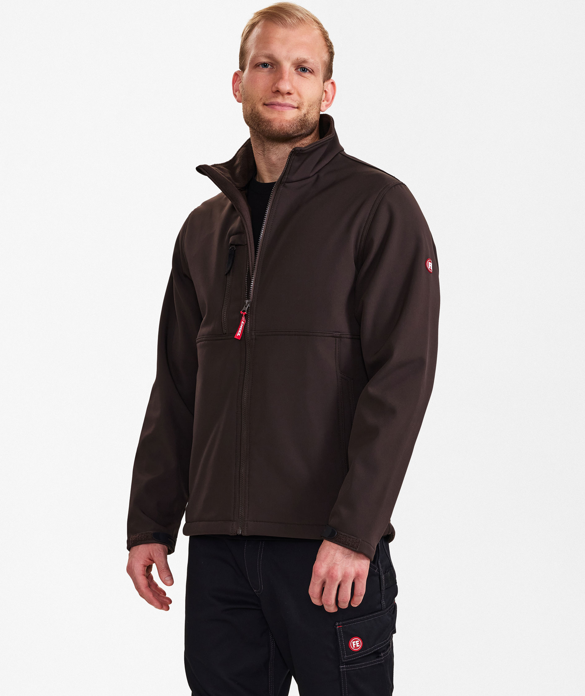 Engel Extend softshell jacket, Mocca Brown