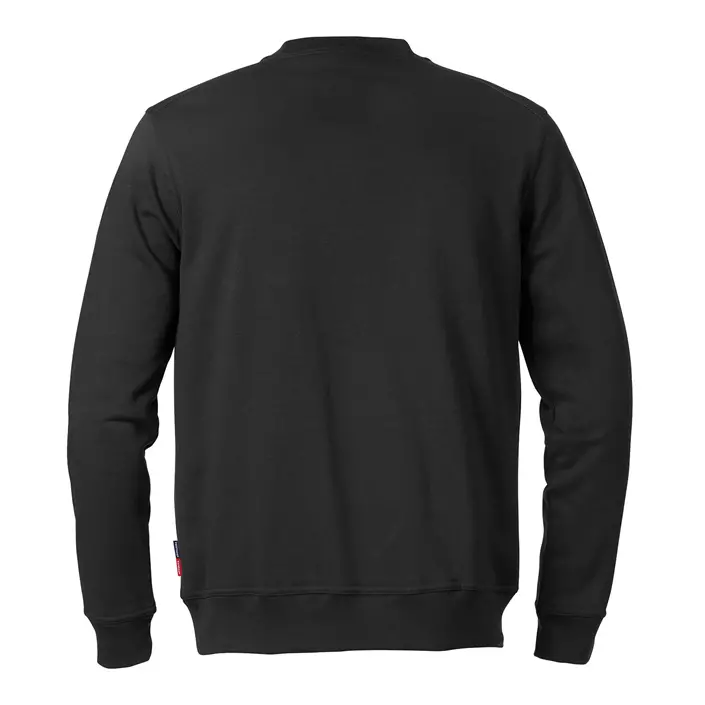 Kansas Match sweatshirt / work sweater, Black, large image number 1