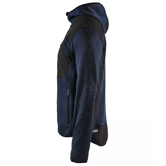 Blåkläder knitted softshell jacket X4930, Dark Marine/Black, large image number 2