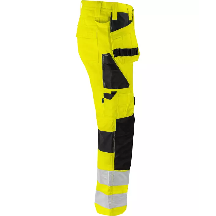 ProJob craftsman trousers 6570, Hi-vis Yellow/Black, large image number 2
