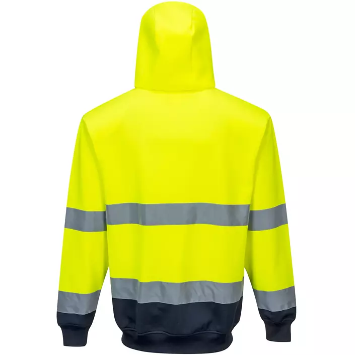 Portwest hoodie, Varsel yellow/marinblå, large image number 1