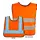 YOU Gøteborg reflective safety vest for kids, Hi-vis Orange, Hi-vis Orange, swatch
