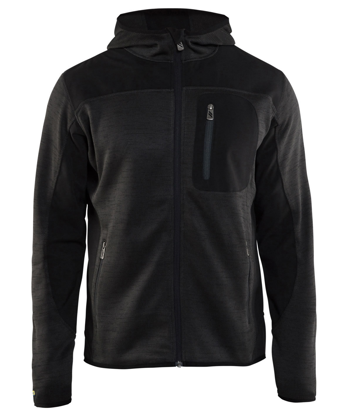 Bl&aring;kl&auml;der knitted softshell jacket X4930, Dark Grey/Black