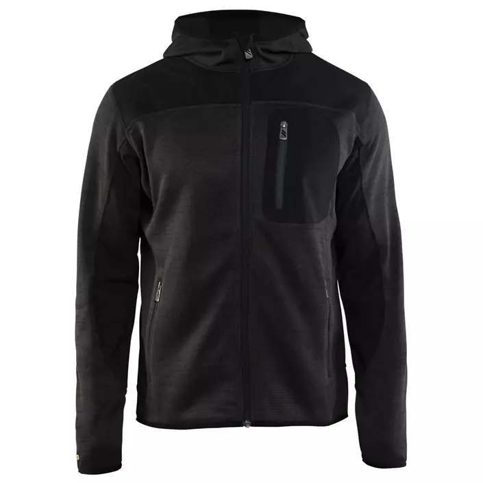 Blåkläder knitted softshell jacket X4930, Dark Grey/Black, large image number 0