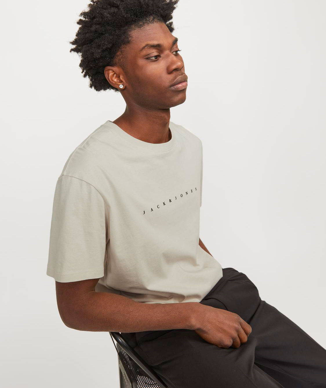 Jack & Jones JJESTAR T-shirt, Moonbeam, large image number 5