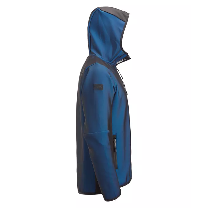 Snickers flexiWork hoodie 8044, Blue/Black, large image number 2