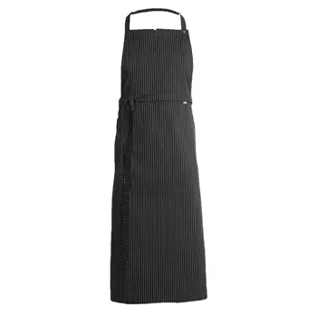 Kentaur bib apron, Black/White