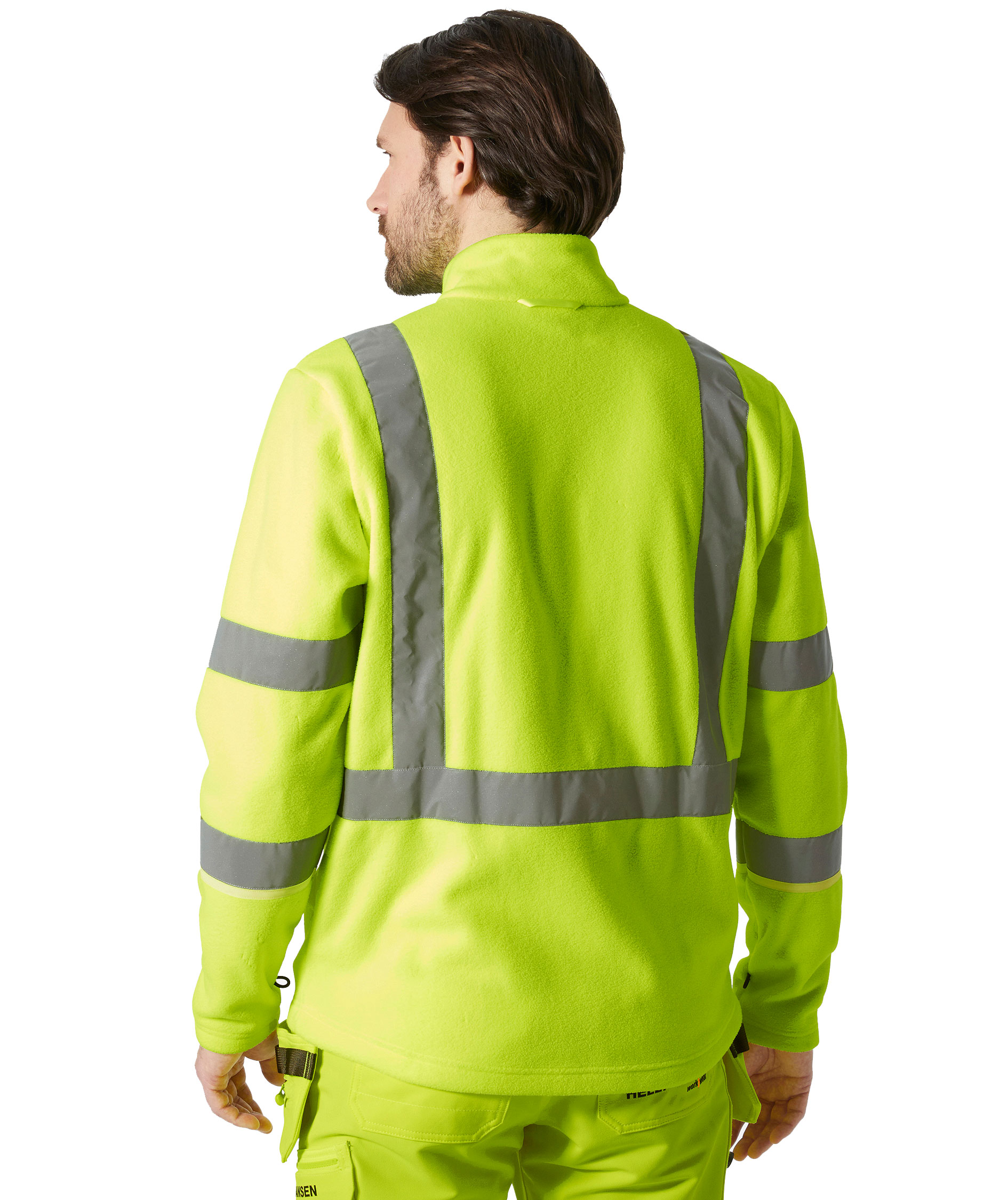 Helly Hansen UC-ME fleece jacket, Hi-Vis Yellow, large image number 3