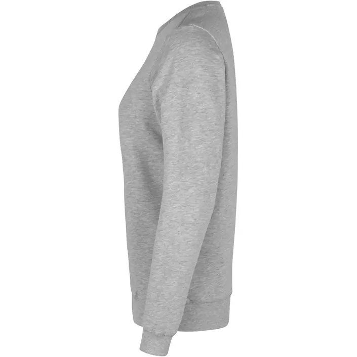 ID organic women's sweatshirt, Light grey melange, large image number 3