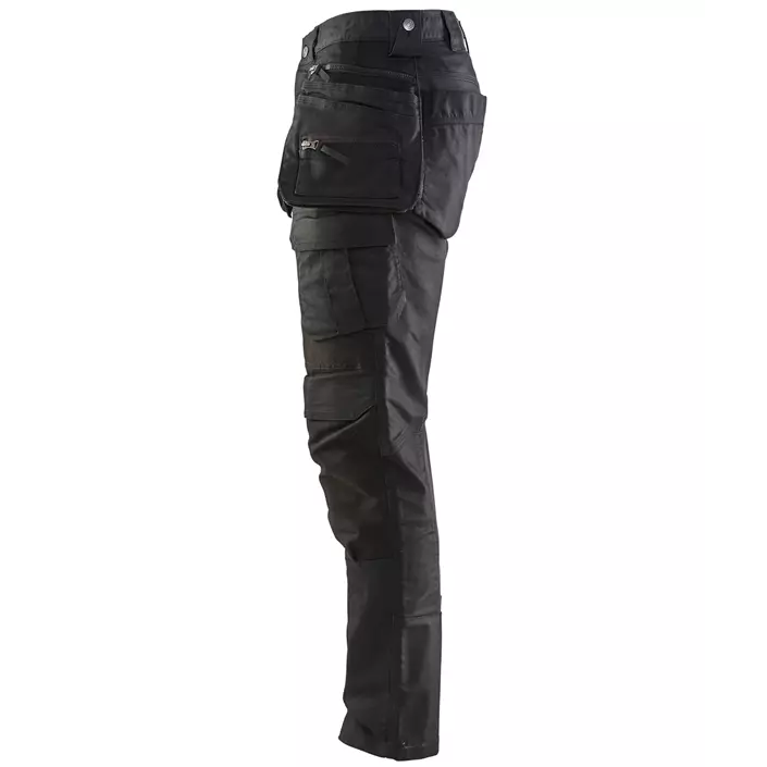 Blåkläder craftsman trousers X1900, Black/Black, large image number 3