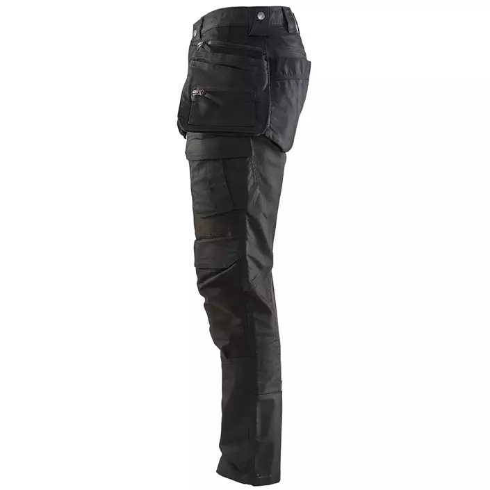 Blåkläder craftsman trousers X1900, Black/Black, large image number 3